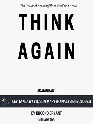 cover image of Summary of Think Again